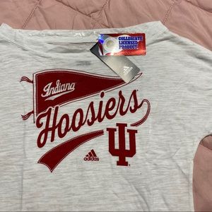 adidas Women’s Indiana Hoosiers Long Sleeve Tee